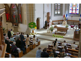 Dankgottesdienst der Kommunionkinder (Foto: Karl-Franz Thiede)